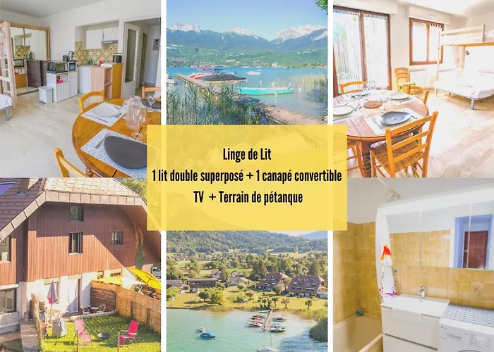 & Les Pieds Dans L'eau Appartement Duingt